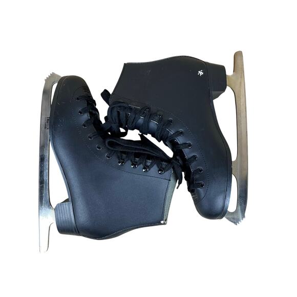 DBX Other - DBX 1100 Series Ice Skates Men 9 Black Figure Skating TrueTech Blades Guards